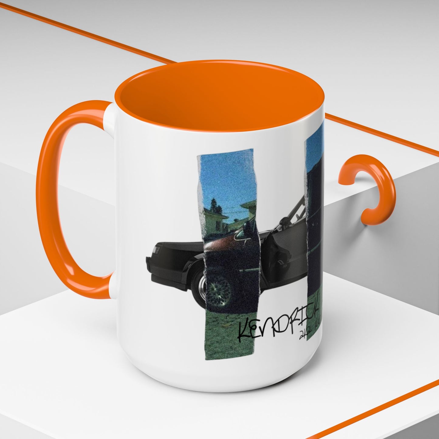 Kendrick Lamar GNX x Good Kid, M.A.A.D City Mashup Mug – Hip-Hop Fan Art Accent Coffee Cup