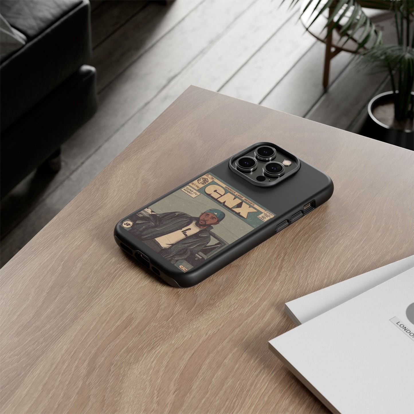 Kendrick Lamar "GNX" Comic Book Phone Case – Tough Shockproof Cover for iPhone, Samsung, & More