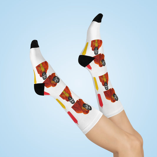 Kendrick Lamar Mustard Drake Meme - Crew Socks