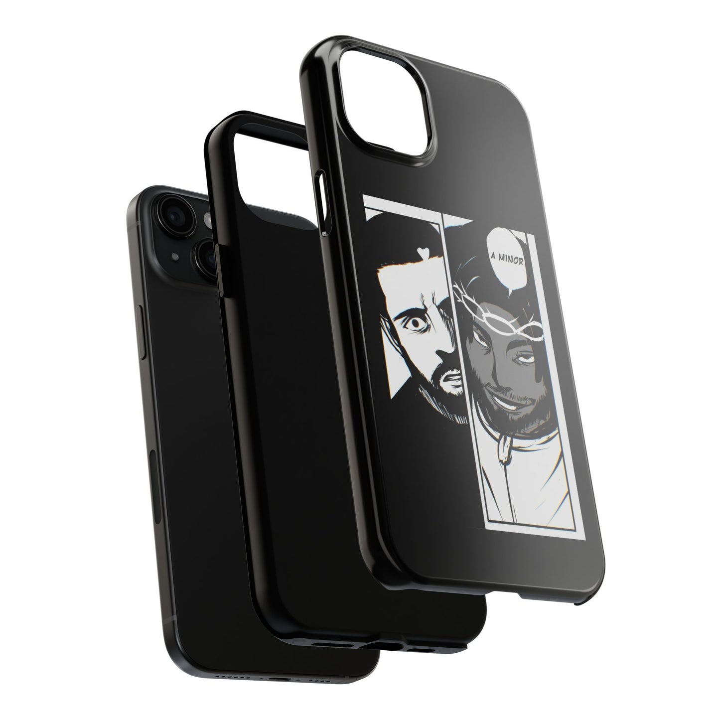 Kendrick Lamar Drake Anime Battle - Phone Case