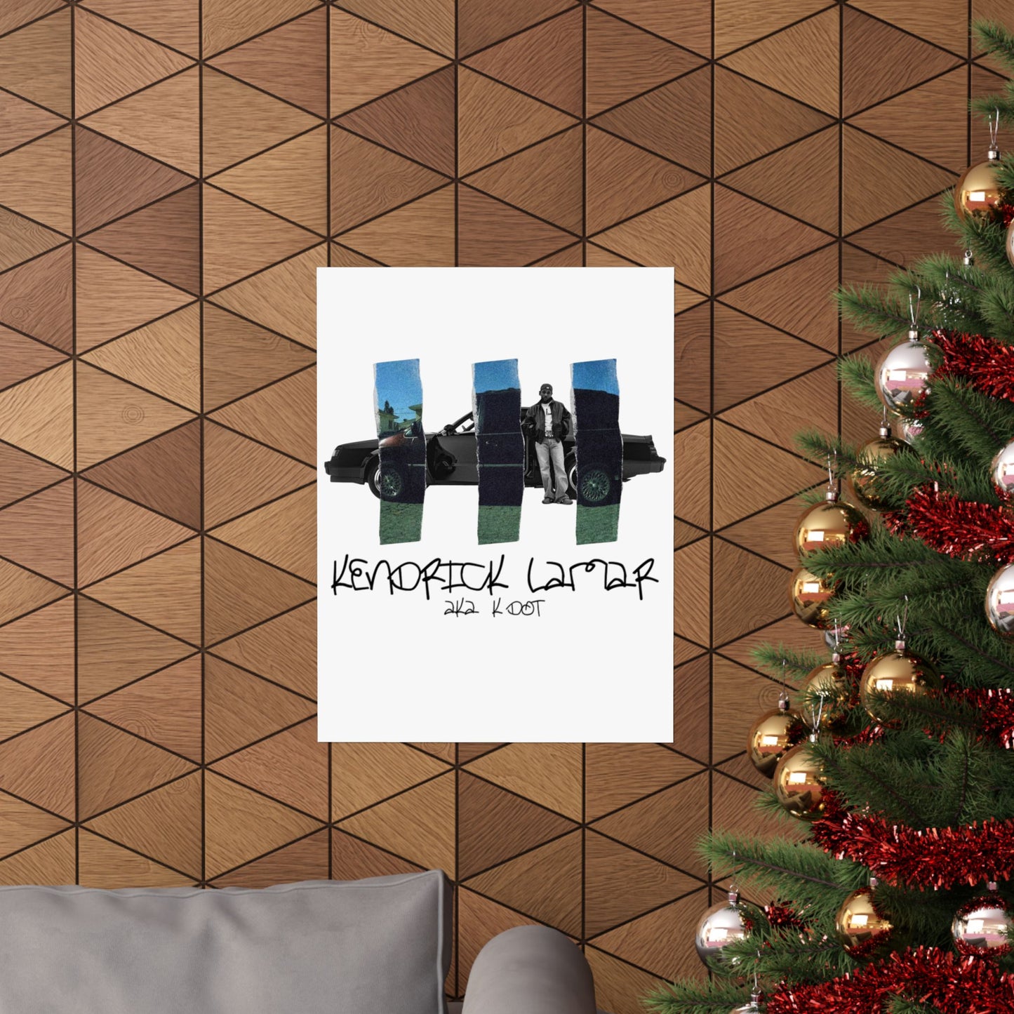 Kendrick Lamar GNX + Good Kid, m.A.A.d City Mashup Poster, Matte – Rap Wall Art, Hip-Hop Home Decor, Urban Music Print, Gift for Fan
