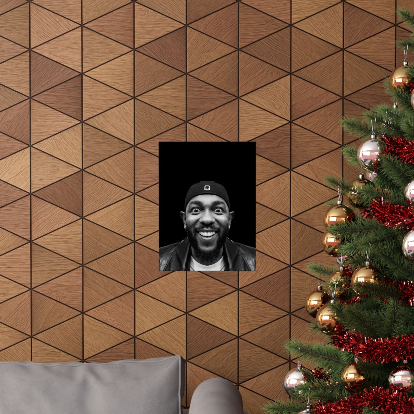 Kendrick Lamar Meme Face Mustard - Matte Posters