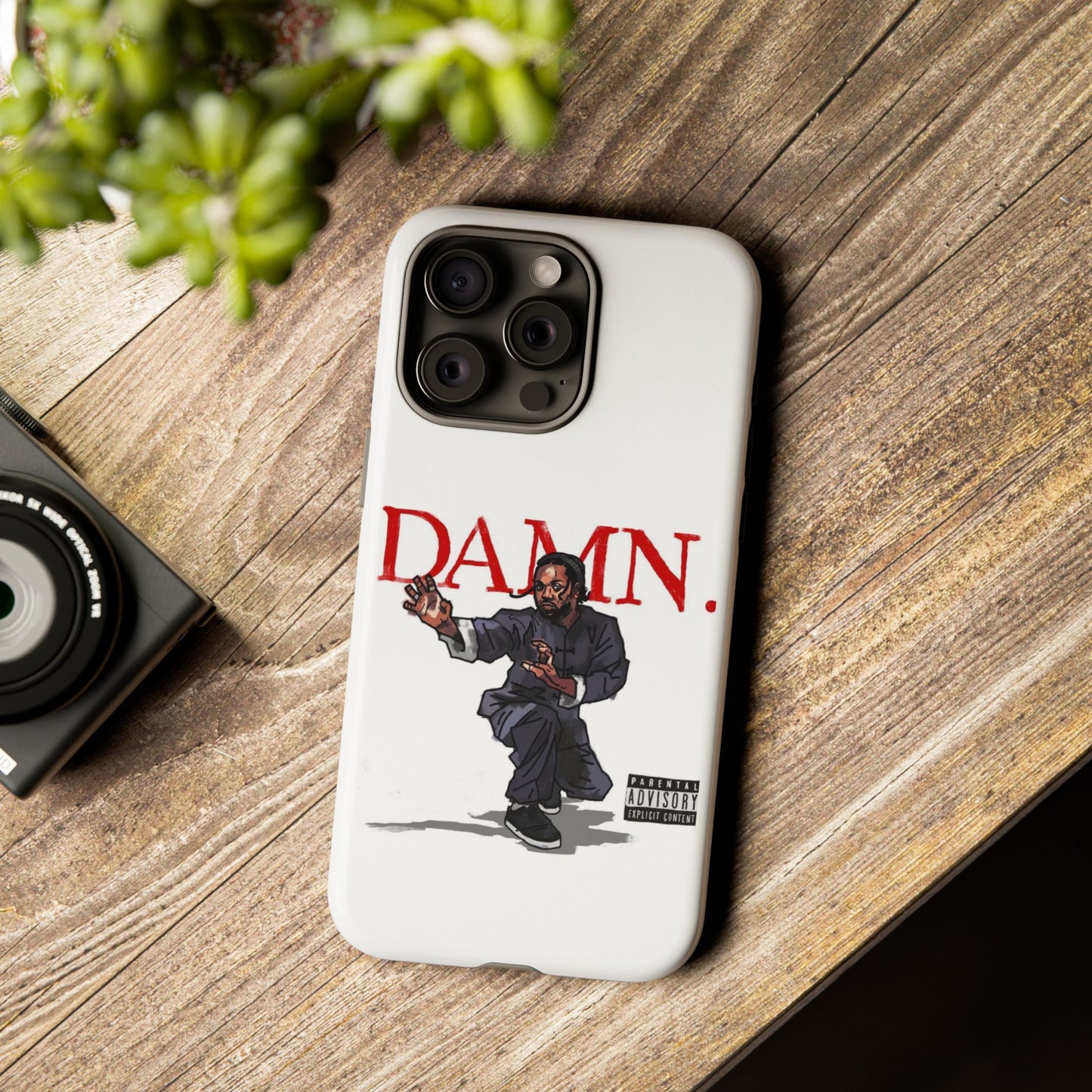 Kendrick Lamar “Kung Fu Kenny” DAMN Album Tough Phone Case – Shockproof Dual Layer Cover