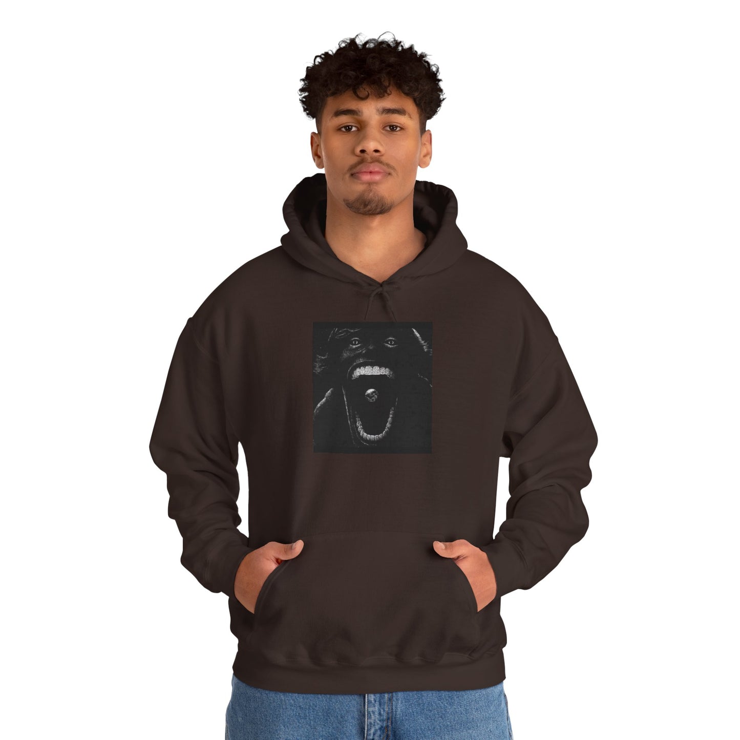 67 Meme Monster Hoodie — Scary Pullover for Meme Fans & Horror Lovers - Creepy