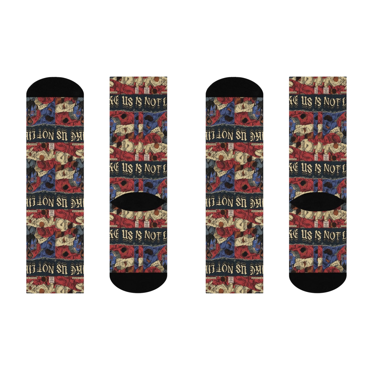 Kendrick Lamar "Not Like Us" Comic Book Cover - Crew Socks