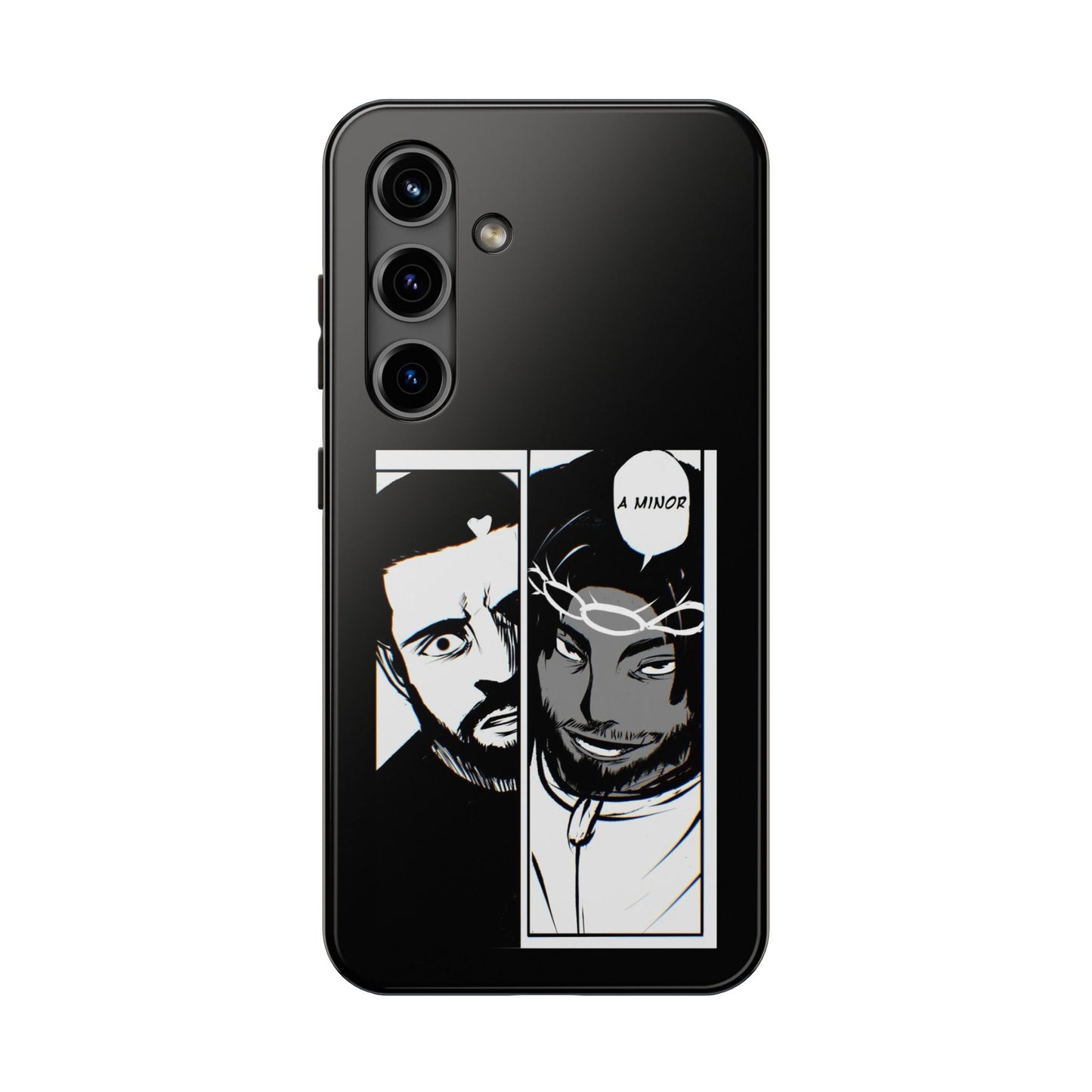 Kendrick Lamar Drake Anime Battle - Phone Case