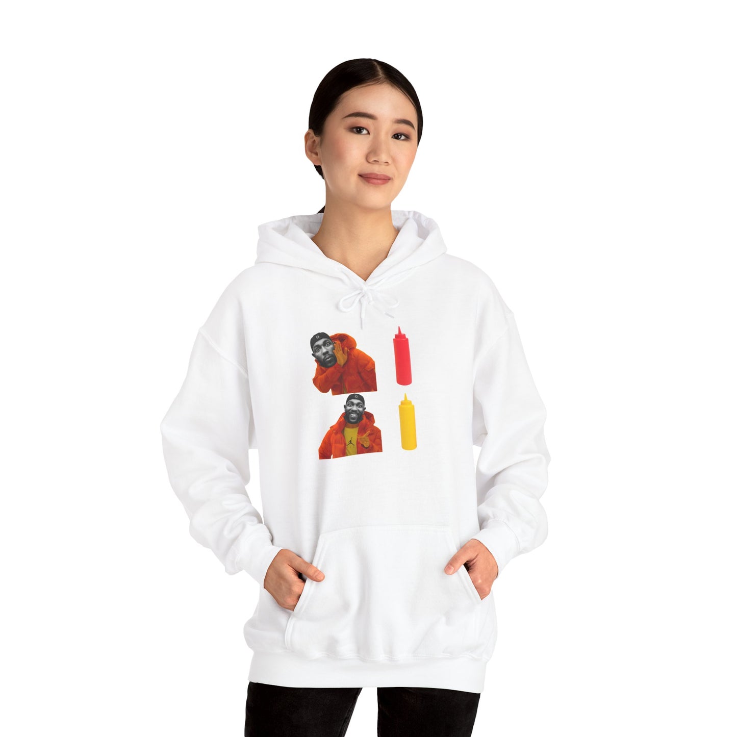 Kendrick Lamar Mustard Drake Meme - Hooded Sweatshirt