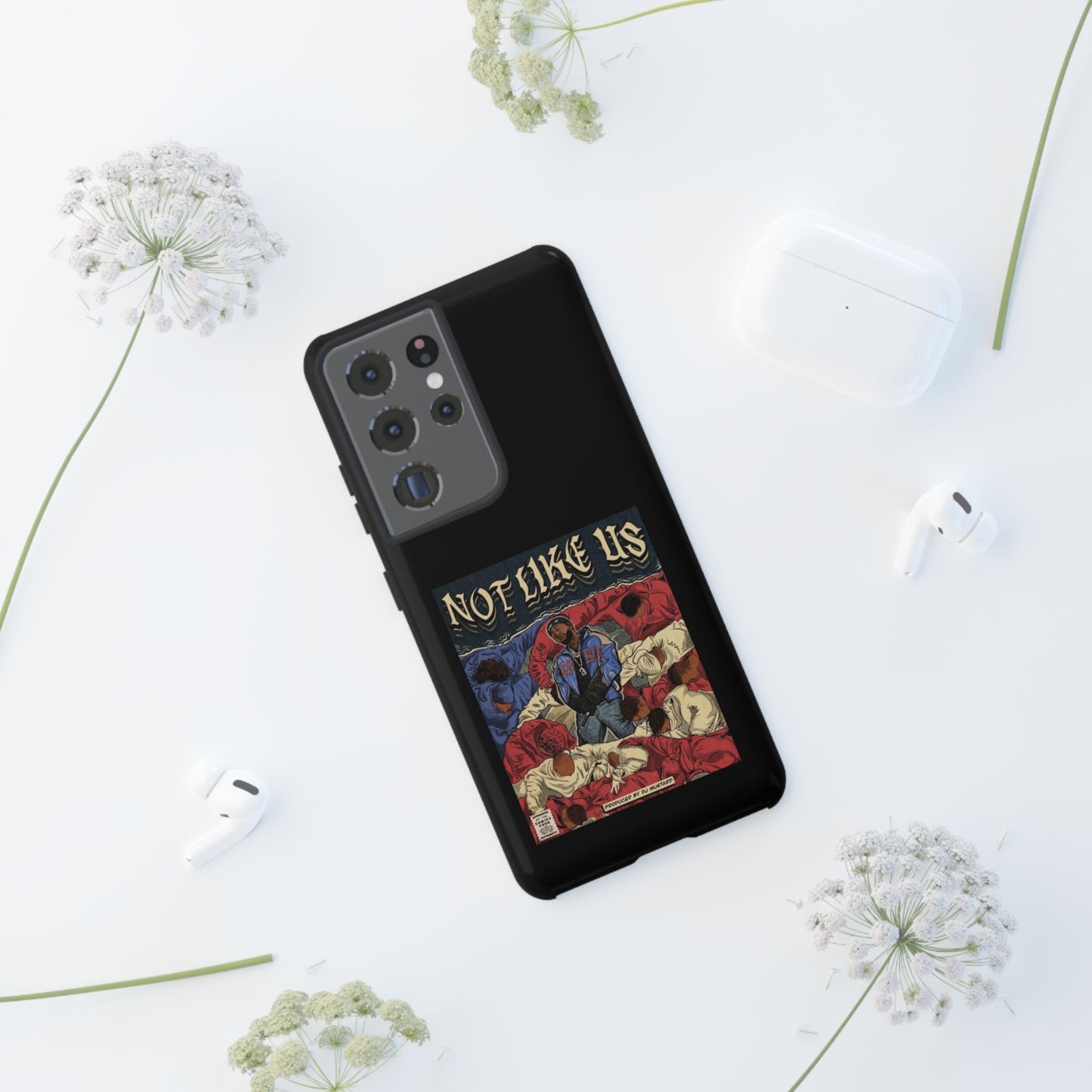 Kendrick Lamar "Not Like Us" Comic Book Cover Tough Phone Case – Hip Hop Art, Shockproof Dual-Layer Protection