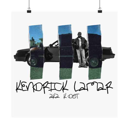 Kendrick Lamar GNX + Good Kid, m.A.A.d City Mashup Poster, Matte – Rap Wall Art, Hip-Hop Home Decor, Urban Music Print, Gift for Fan