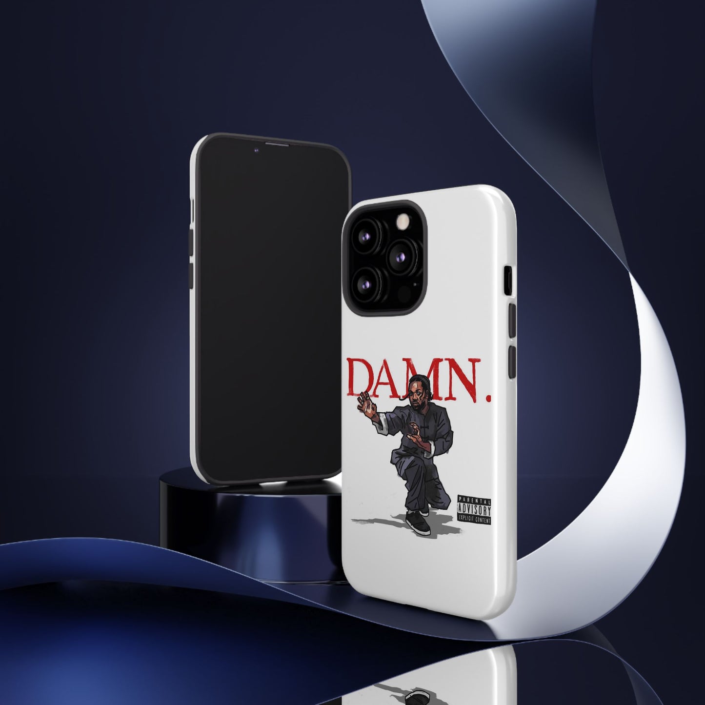 Kendrick Lamar “Kung Fu Kenny” DAMN Album Tough Phone Case – Shockproof Dual Layer Cover