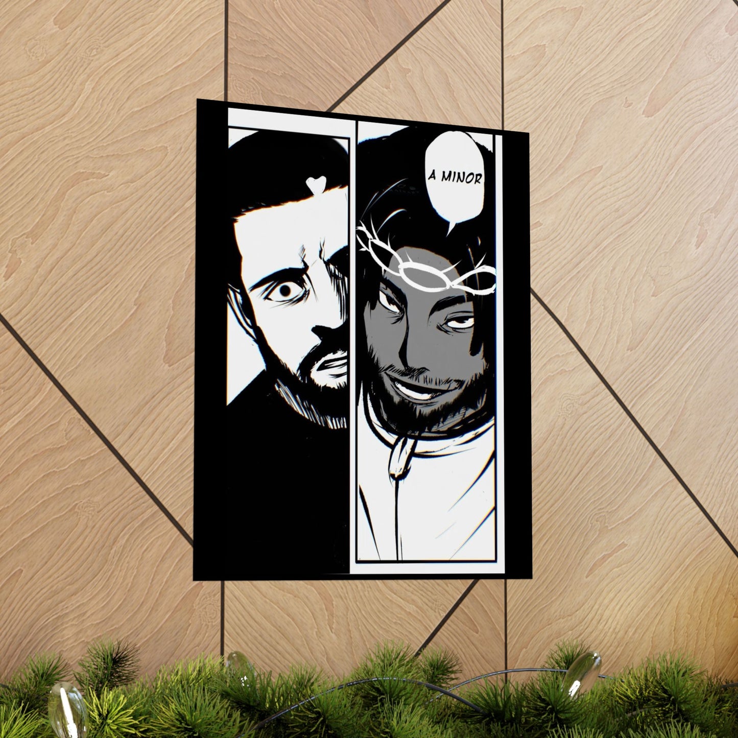 Kendrick Lamar Vs Drake Anime Battle - Matte Posters