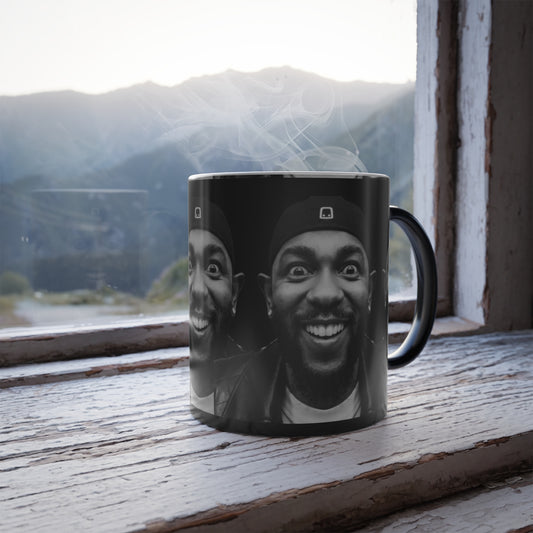 Kendrick Lamar Meme Face Mustard - Mug - Color-Changing