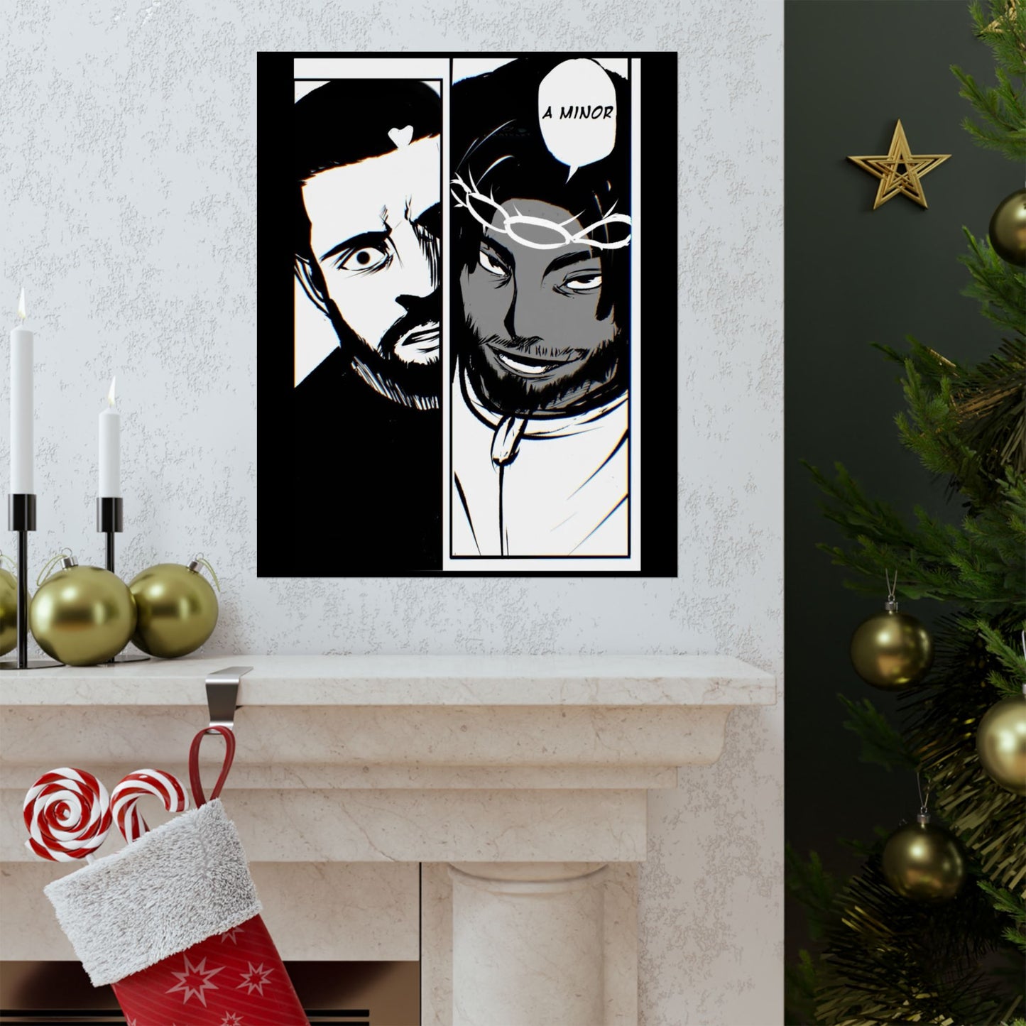 Kendrick Lamar Vs Drake Anime Battle - Matte Posters