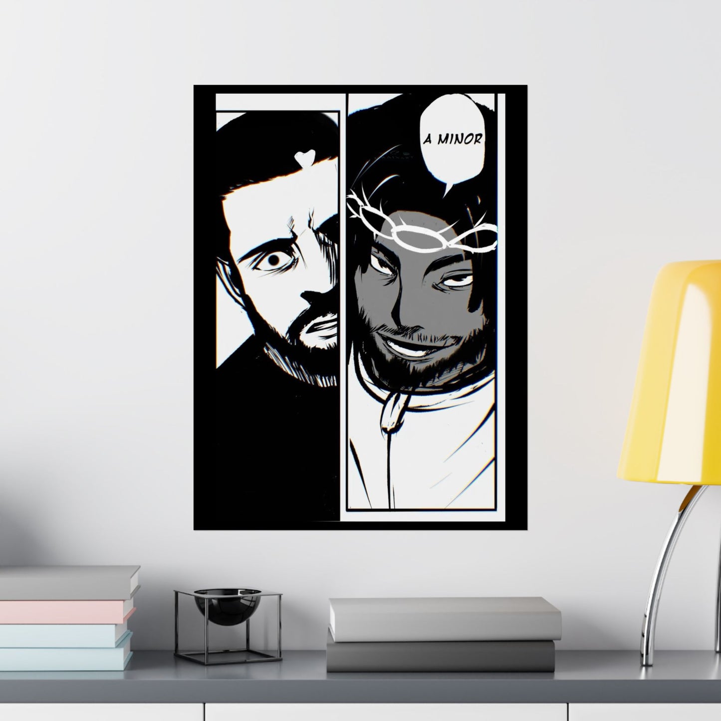 Kendrick Lamar Vs Drake Anime Battle - Matte Posters