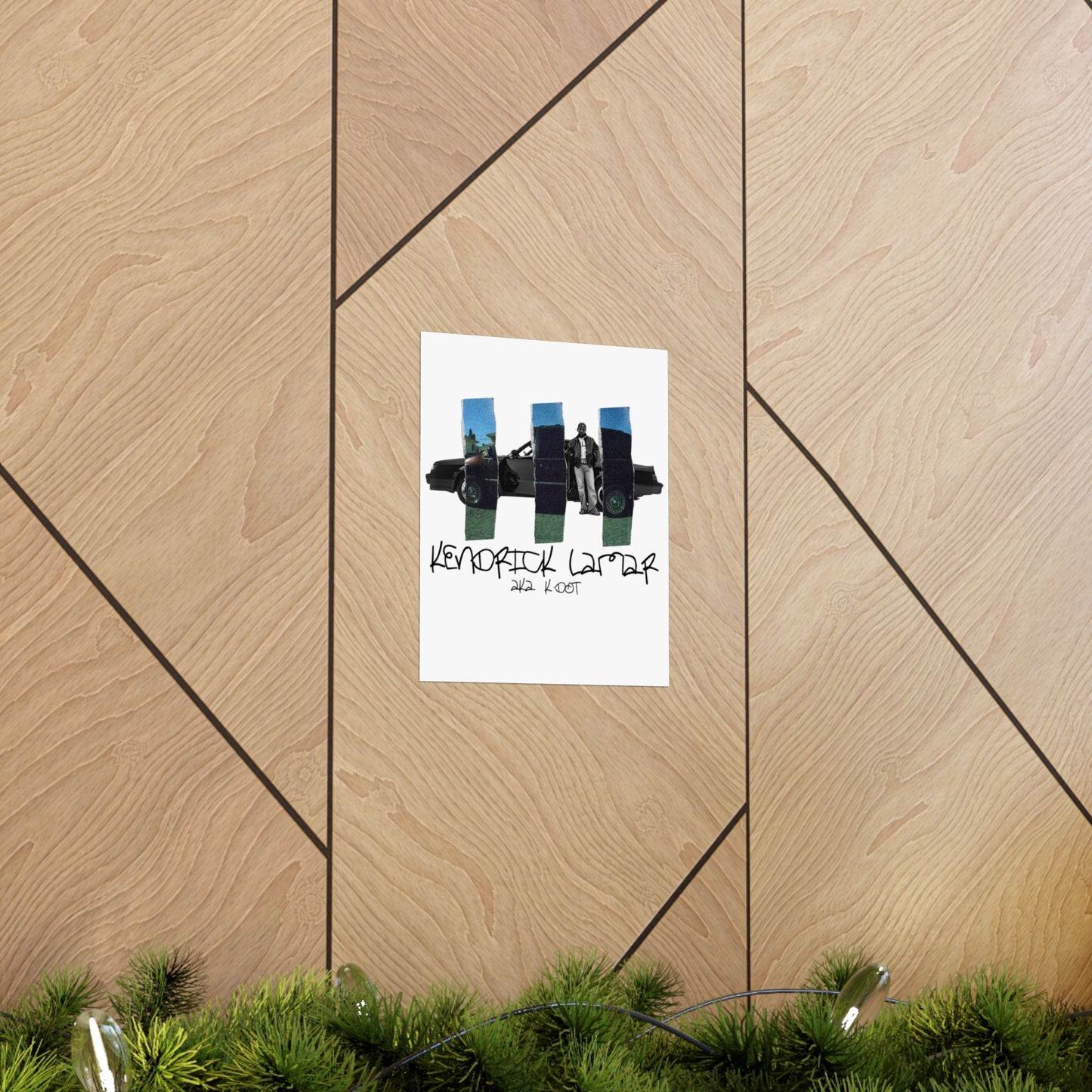 Kendrick Lamar GNX + Good Kid, m.A.A.d City Mashup Poster, Matte – Rap Wall Art, Hip-Hop Home Decor, Urban Music Print, Gift for Fan