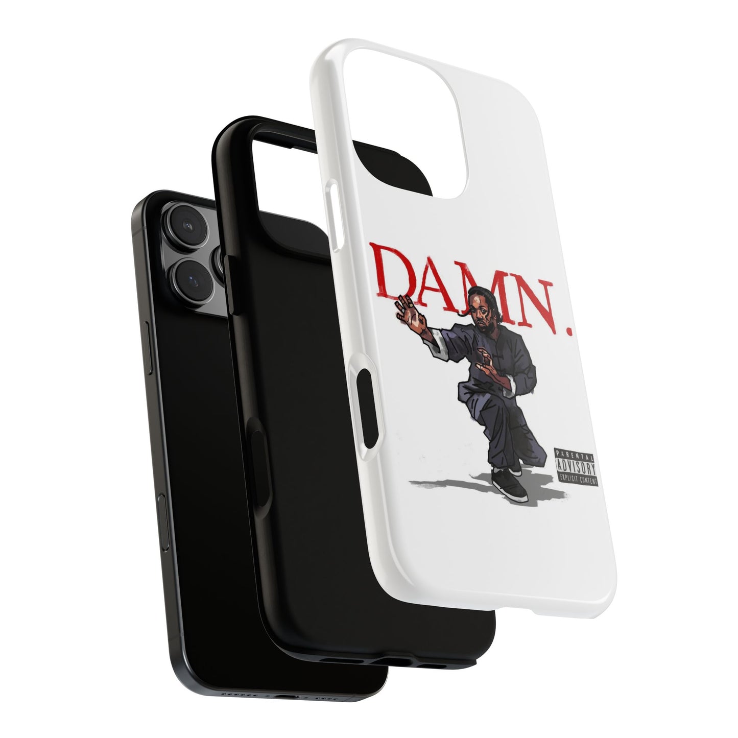 Kendrick Lamar “Kung Fu Kenny” DAMN Album Tough Phone Case – Shockproof Dual Layer Cover