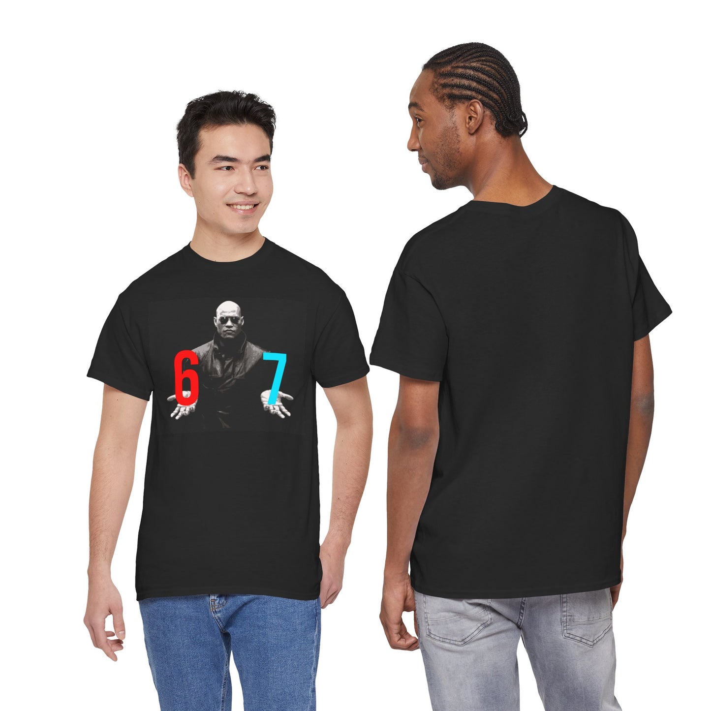 67 Morpheus Meme Graphic Tee – Matrix Inspired Vintage Style T-Shirt