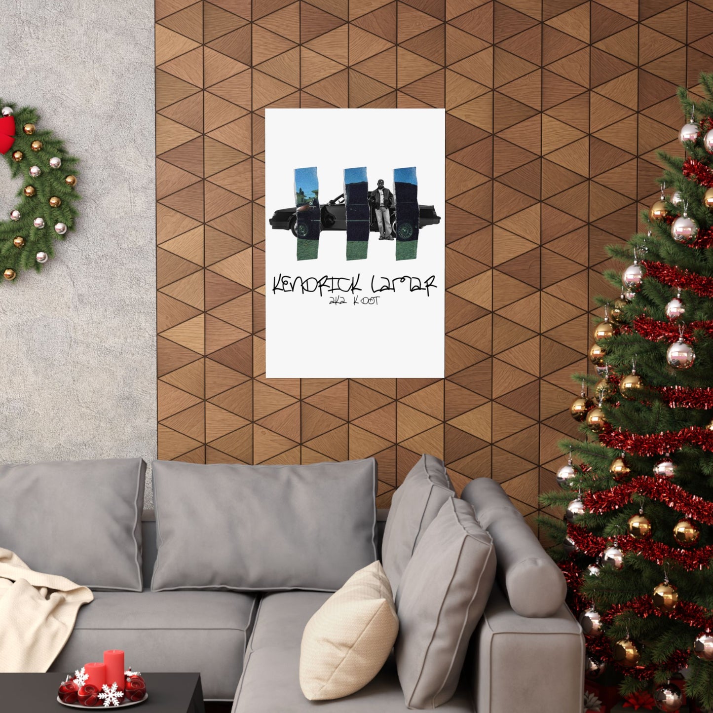 Kendrick Lamar GNX + Good Kid, m.A.A.d City Mashup Poster, Matte – Rap Wall Art, Hip-Hop Home Decor, Urban Music Print, Gift for Fan