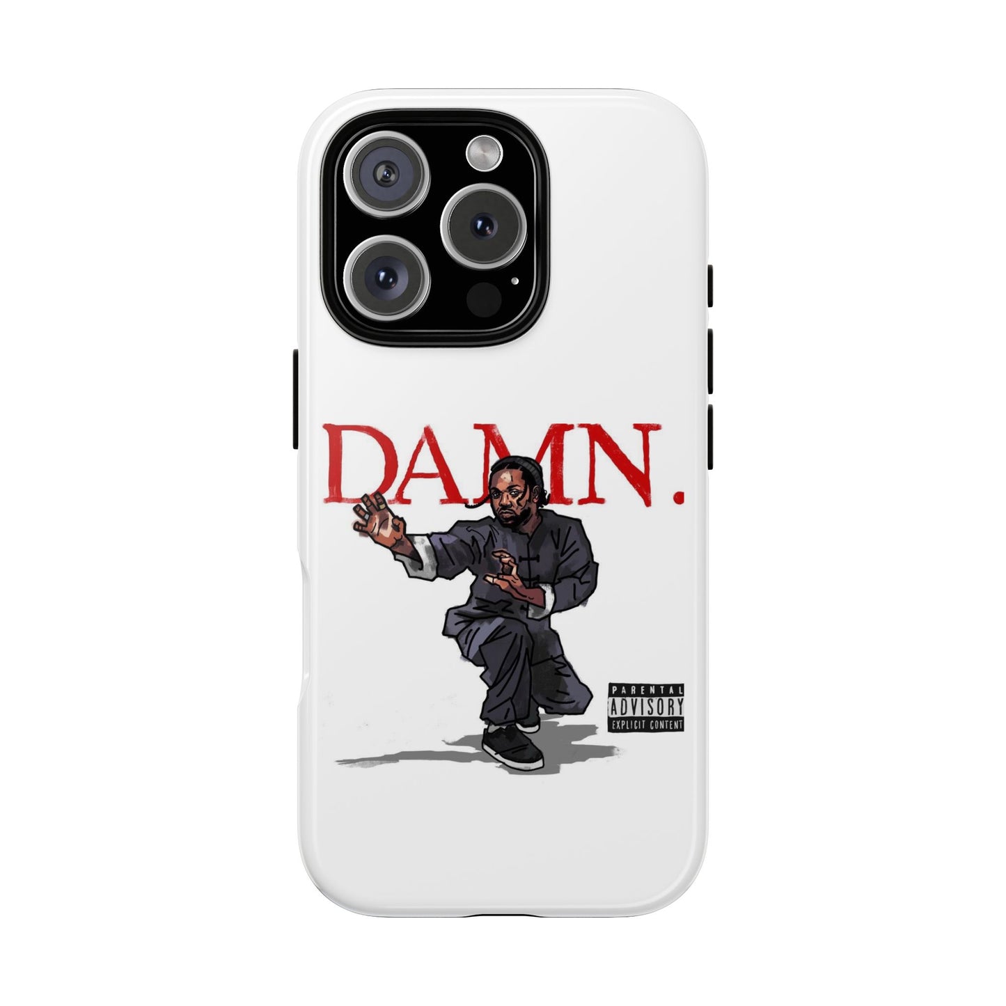 Kendrick Lamar “Kung Fu Kenny” DAMN Album Tough Phone Case – Shockproof Dual Layer Cover