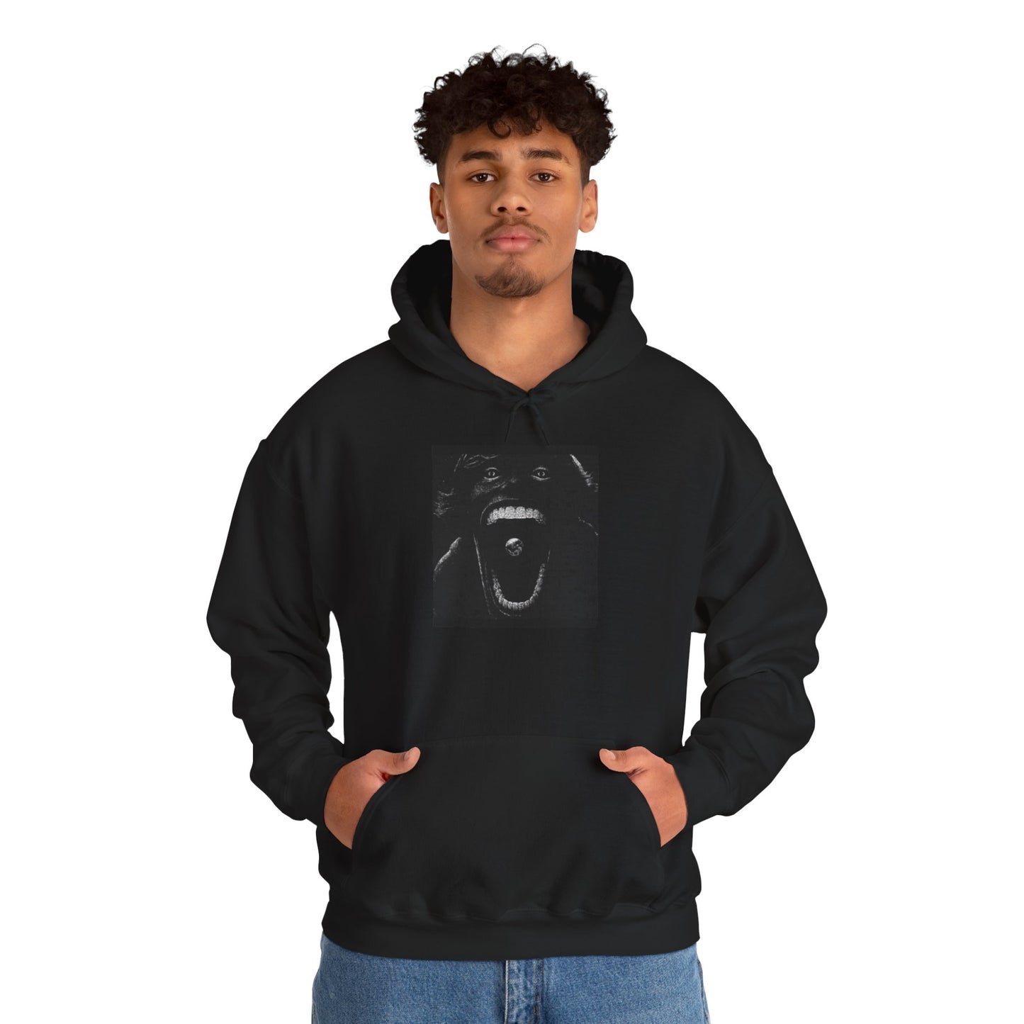 67 Meme Monster Hoodie — Scary Pullover for Meme Fans & Horror Lovers - Creepy