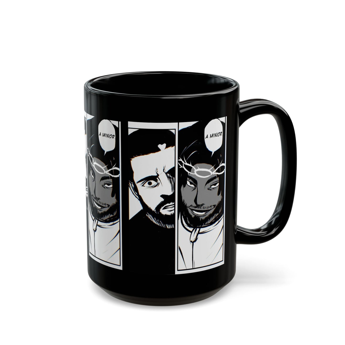Kendrick Lamar Drake Anime Battle - Mug, Black (11oz, 15oz)