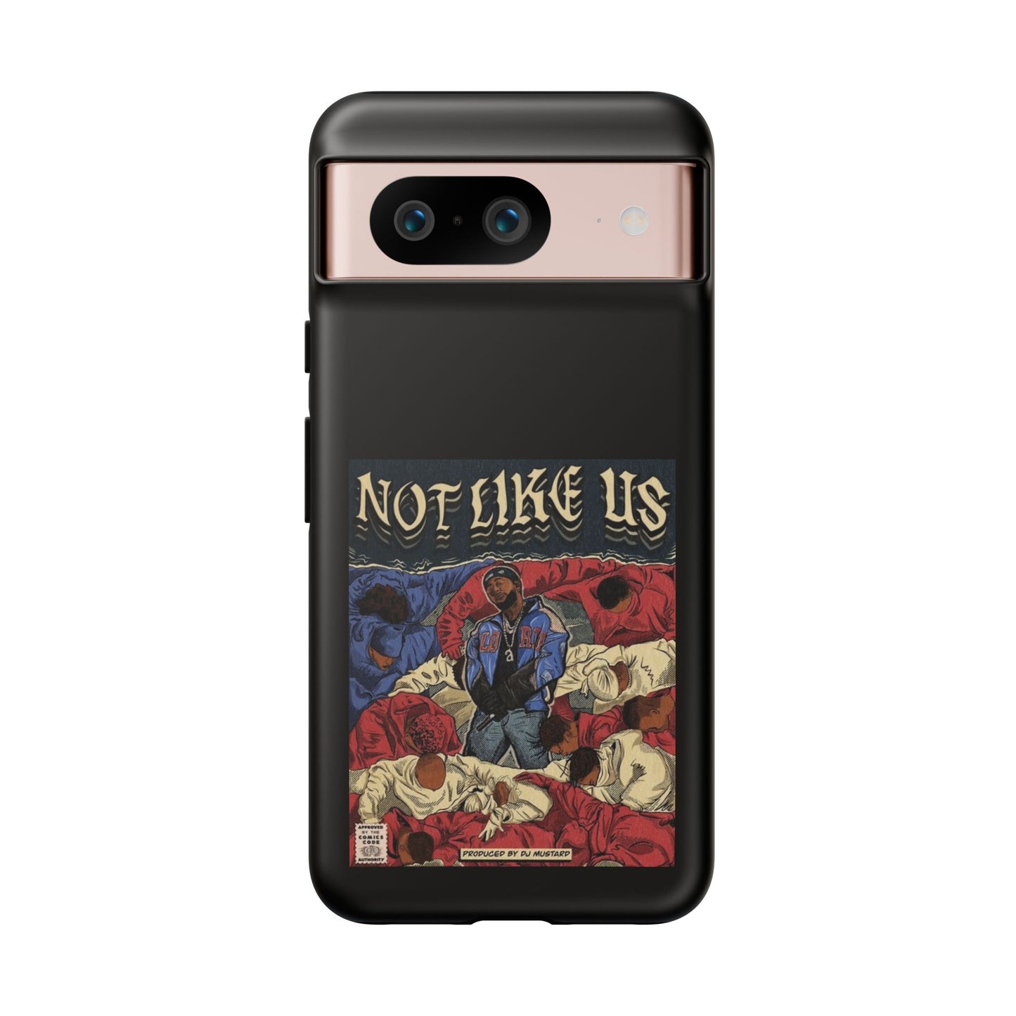 Kendrick Lamar "Not Like Us" Comic Book Cover Tough Phone Case – Hip Hop Art, Shockproof Dual-Layer Protection