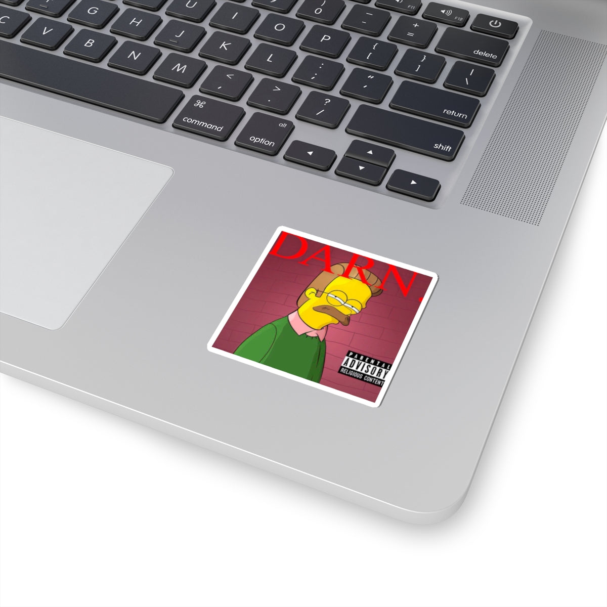 Kendrick Lamar X Simpsons "DARN" Ned Flanders Mashup - Stickers, Kiss-Cut