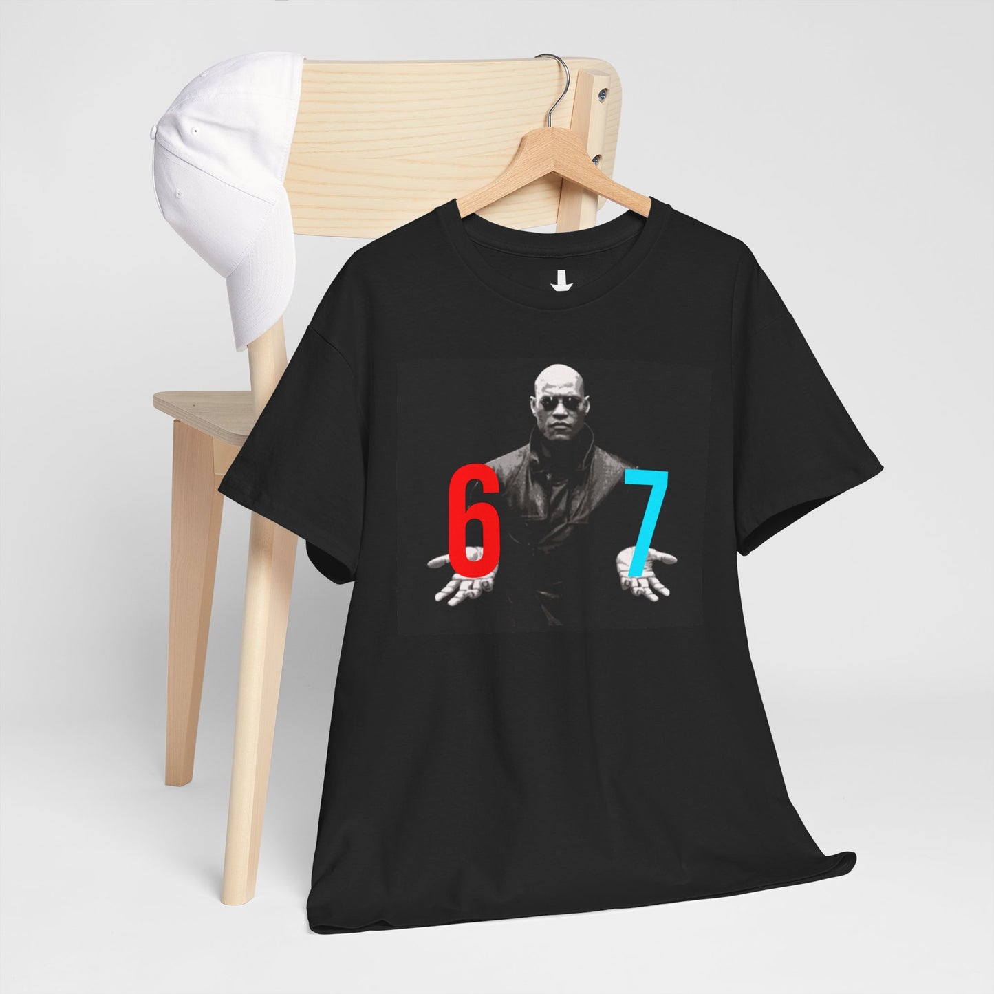 67 Morpheus Meme Graphic Tee – Matrix Inspired Vintage Style T-Shirt