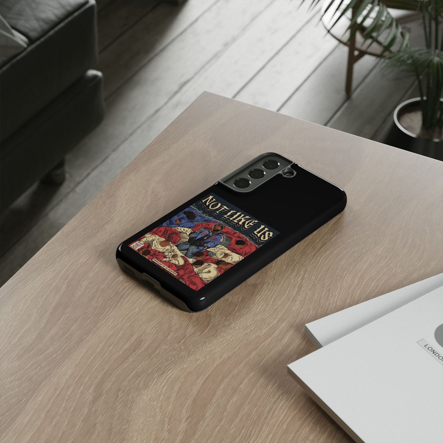 Kendrick Lamar "Not Like Us" Comic Book Cover Tough Phone Case – Hip Hop Art, Shockproof Dual-Layer Protection