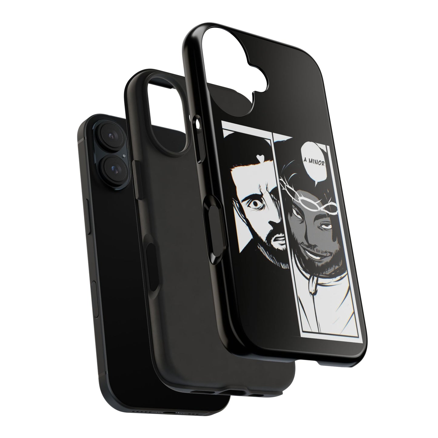 Kendrick Lamar Drake Anime Battle - Phone Case