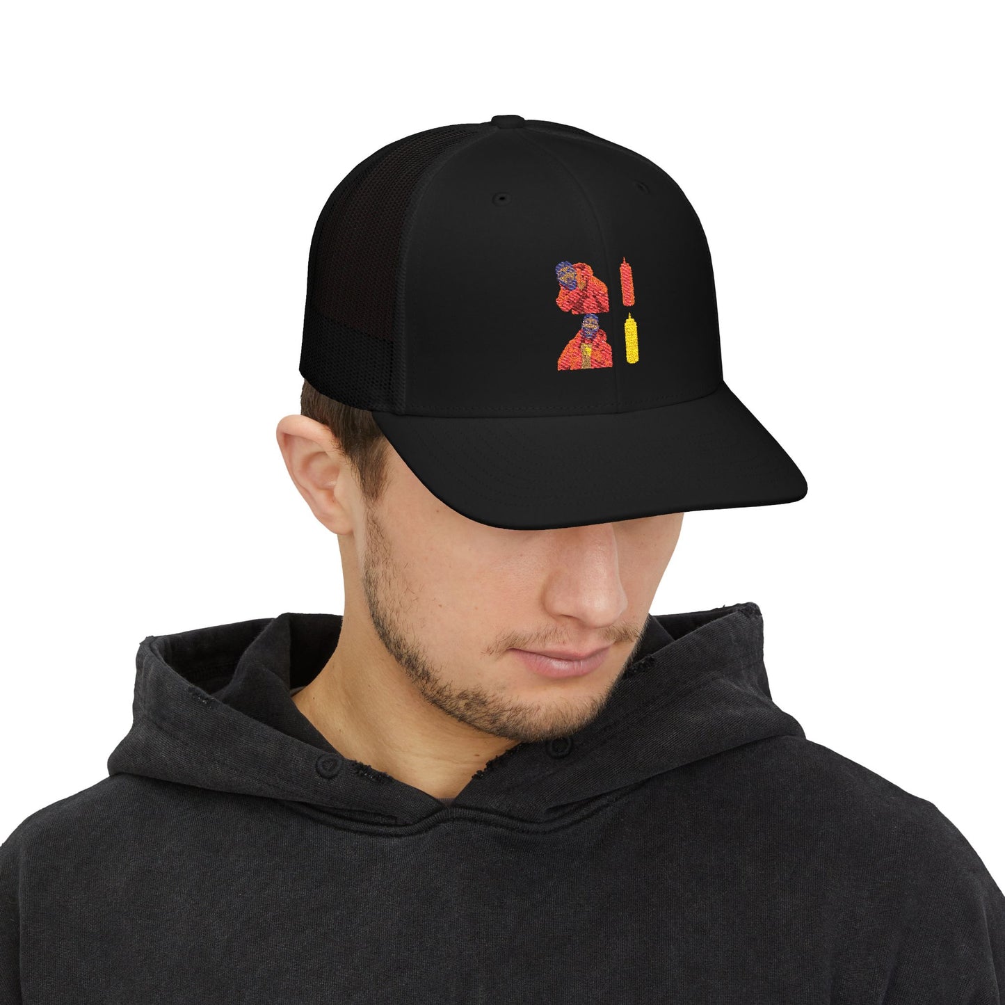 Kendrick Lamar Mustard Meme - Snapback Cap - Embroidered Trucker Hat