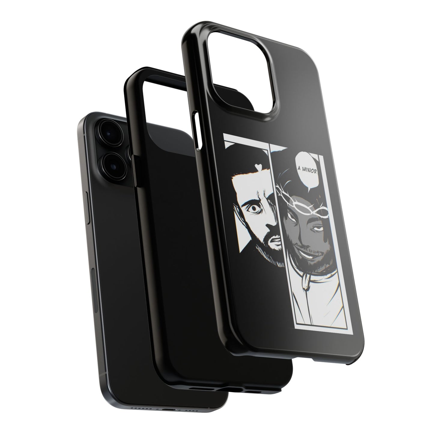 Kendrick Lamar Drake Anime Battle - Phone Case