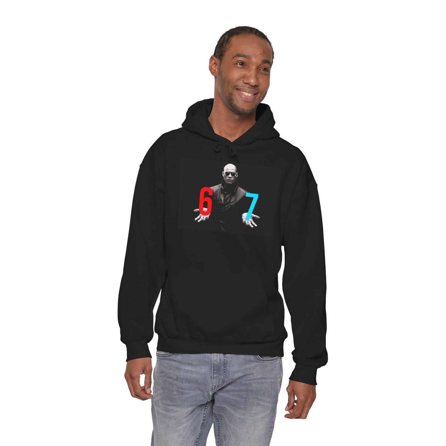 67 Morpheus Meme Graphic Hoodie – Matrix Inspired Pullover