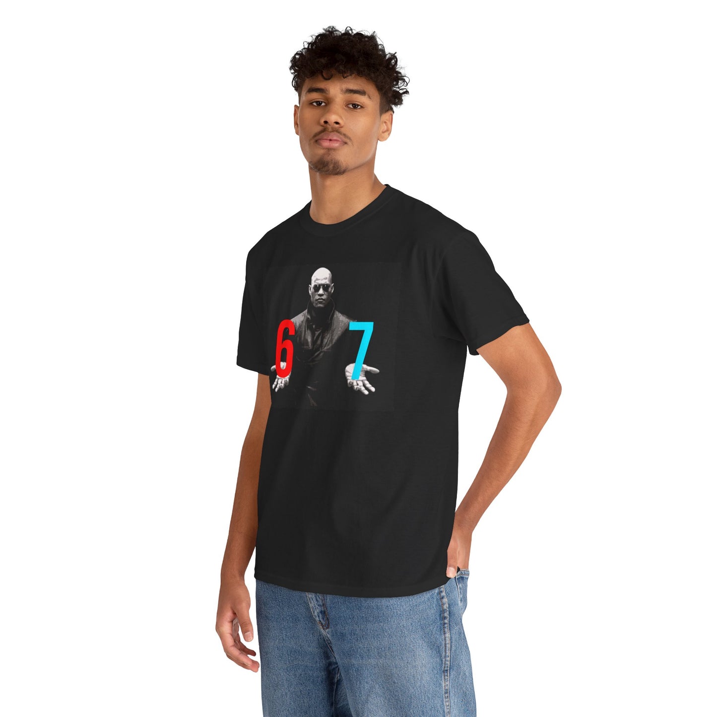67 Morpheus Meme Graphic Tee – Matrix Inspired Vintage Style T-Shirt