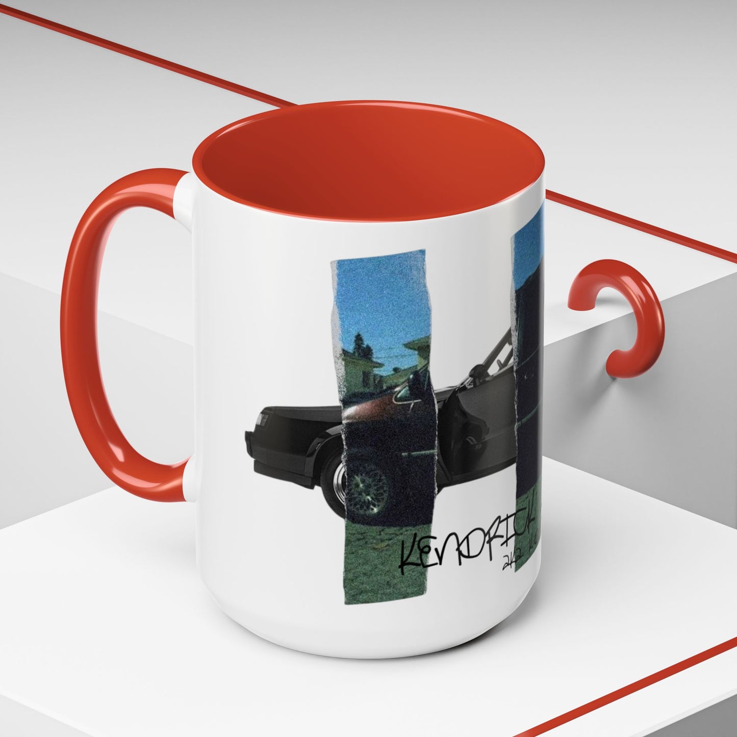 Kendrick Lamar GNX x Good Kid, M.A.A.D City Mashup Mug – Hip-Hop Fan Art Accent Coffee Cup
