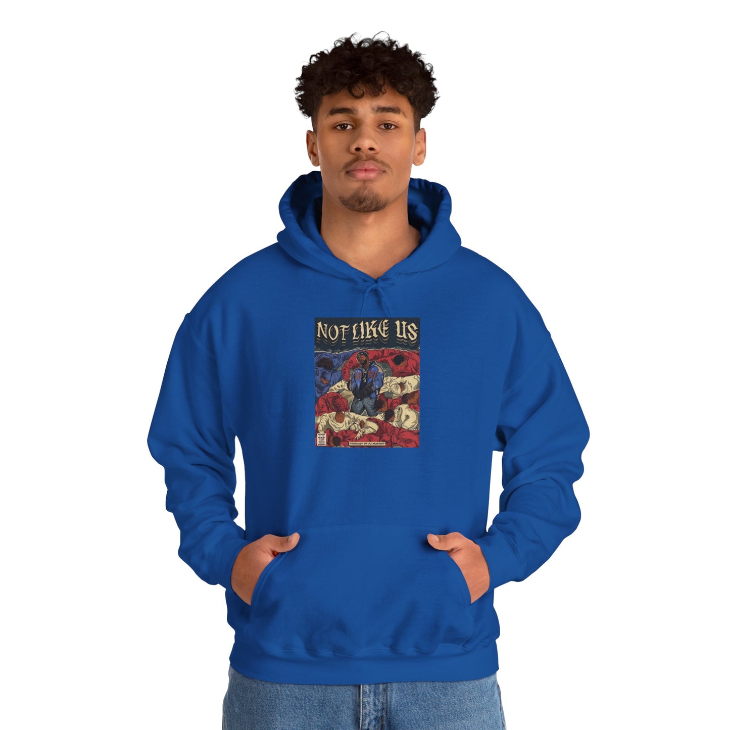 Kendrick Lamar "Not Like Us" Comic Book Hoodie – Hip Hop Fan Art Sweatshirt, Unisex Streetwear Gift