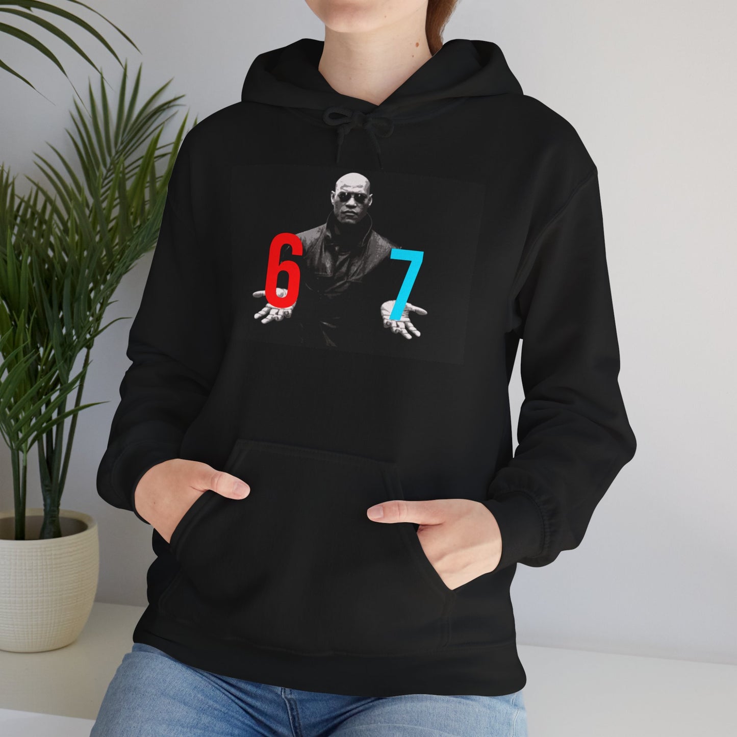67 Morpheus Meme Graphic Hoodie – Matrix Inspired Pullover