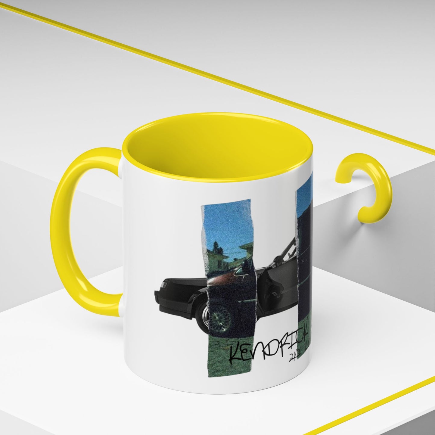 Kendrick Lamar GNX x Good Kid, M.A.A.D City Mashup Mug – Hip-Hop Fan Art Accent Coffee Cup