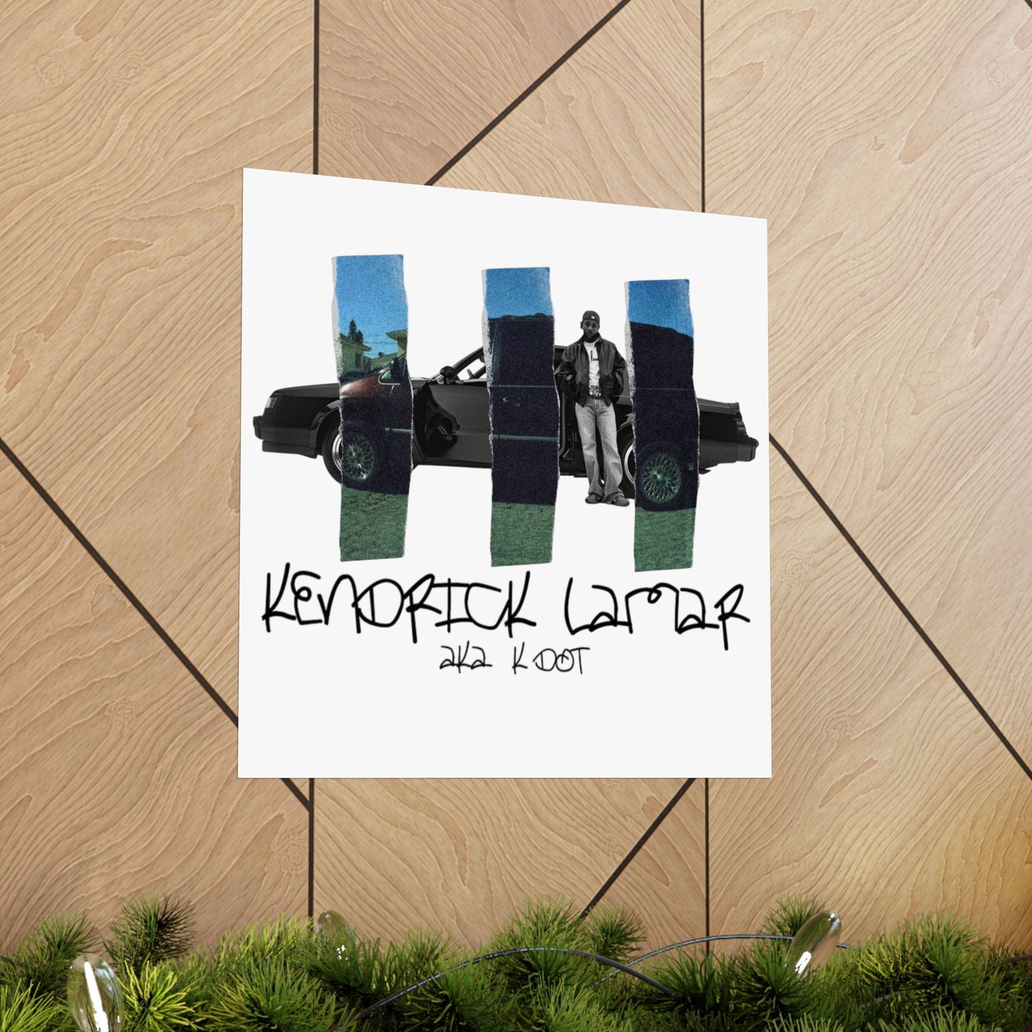 Kendrick Lamar GNX + Good Kid, m.A.A.d City Mashup Poster, Matte – Rap Wall Art, Hip-Hop Home Decor, Urban Music Print, Gift for Fan