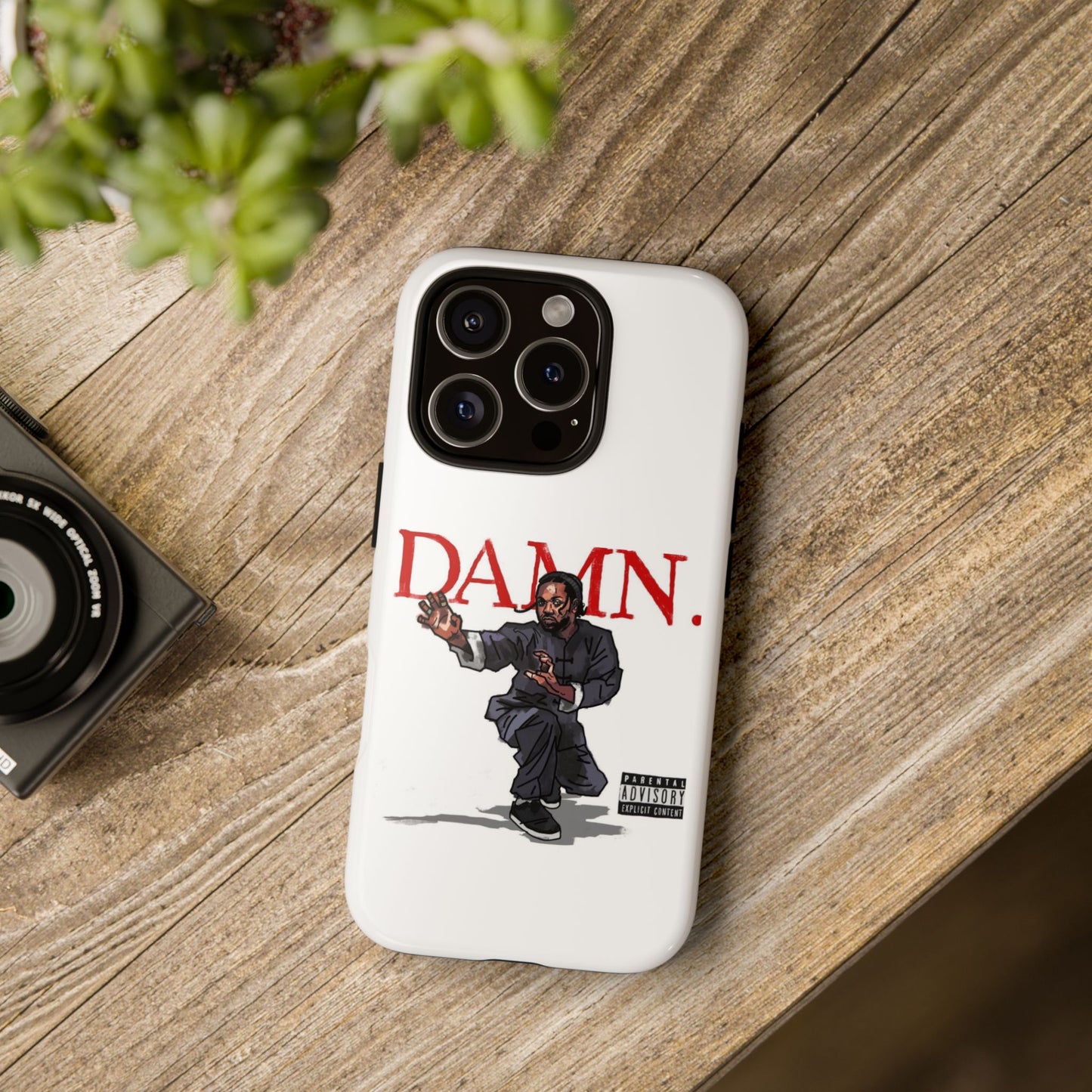 Kendrick Lamar “Kung Fu Kenny” DAMN Album Tough Phone Case – Shockproof Dual Layer Cover