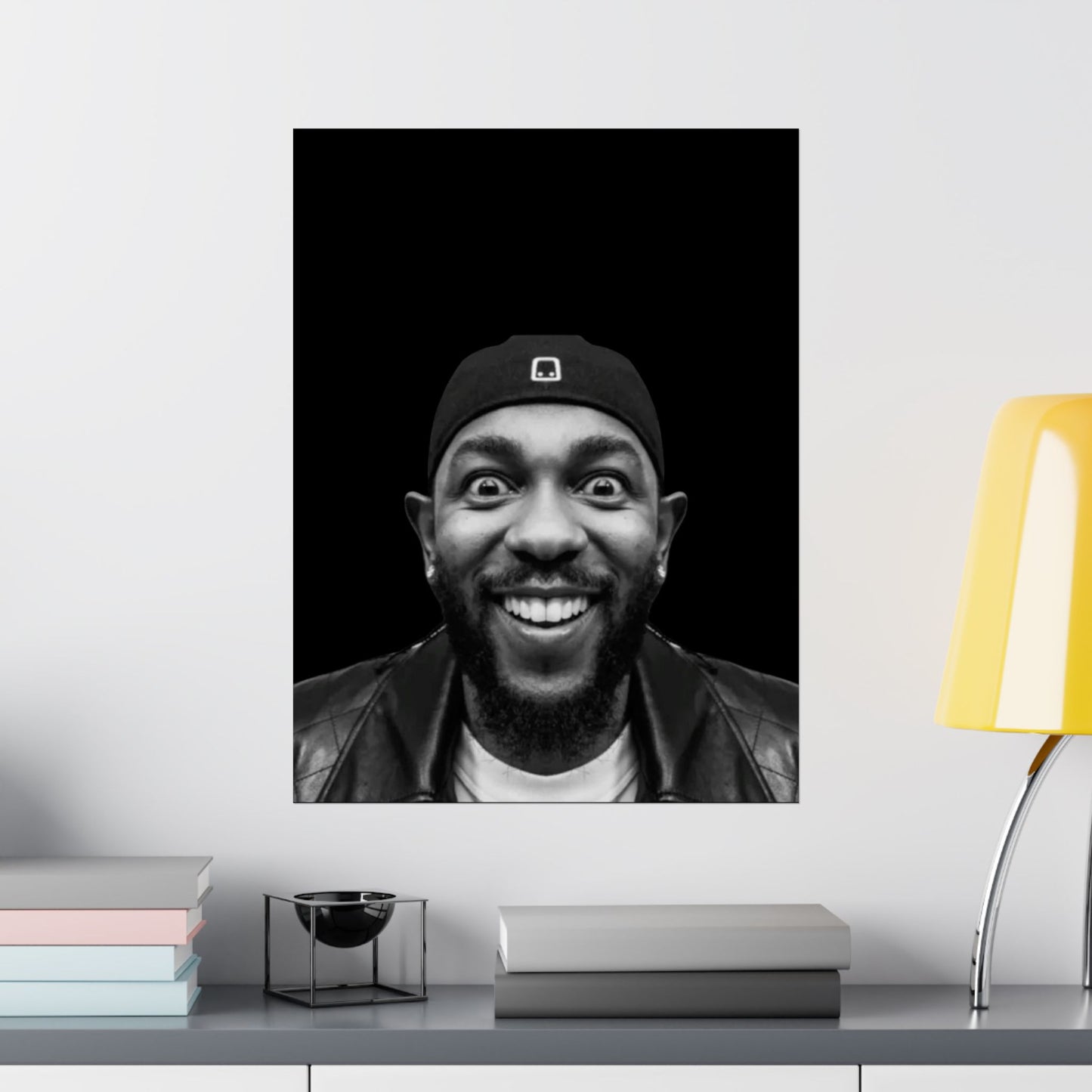 Kendrick Lamar Meme Face Mustard - Matte Posters