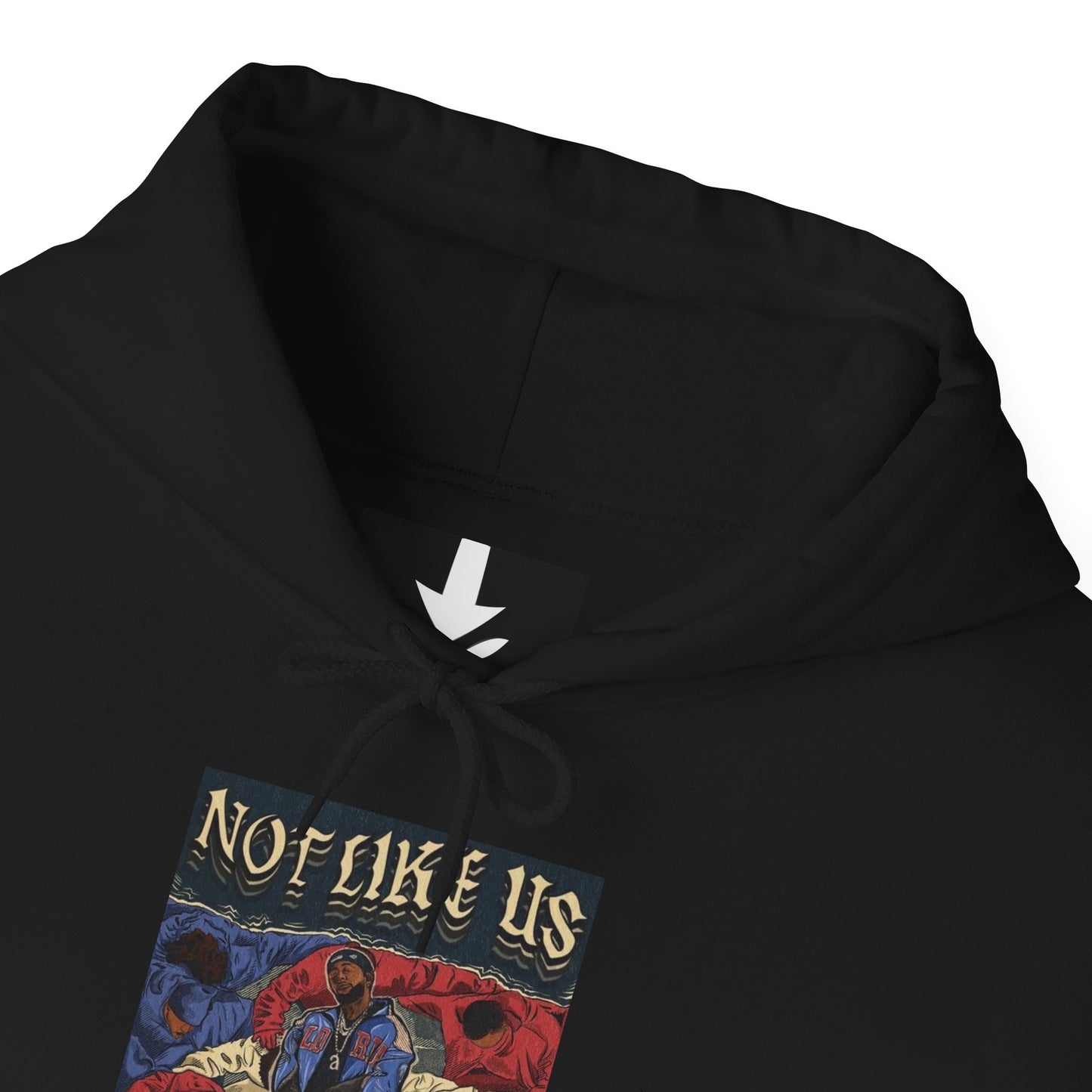 Kendrick Lamar "Not Like Us" Comic Book Hoodie – Hip Hop Fan Art Sweatshirt, Unisex Streetwear Gift