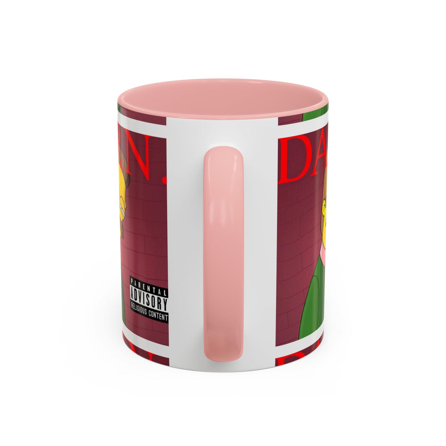 Kendrick Lamar x Simpsons "DARN" Ned Flanders Mashup Mug – Funny Hip Hop Accent Coffee Cup – 11oz & 15oz