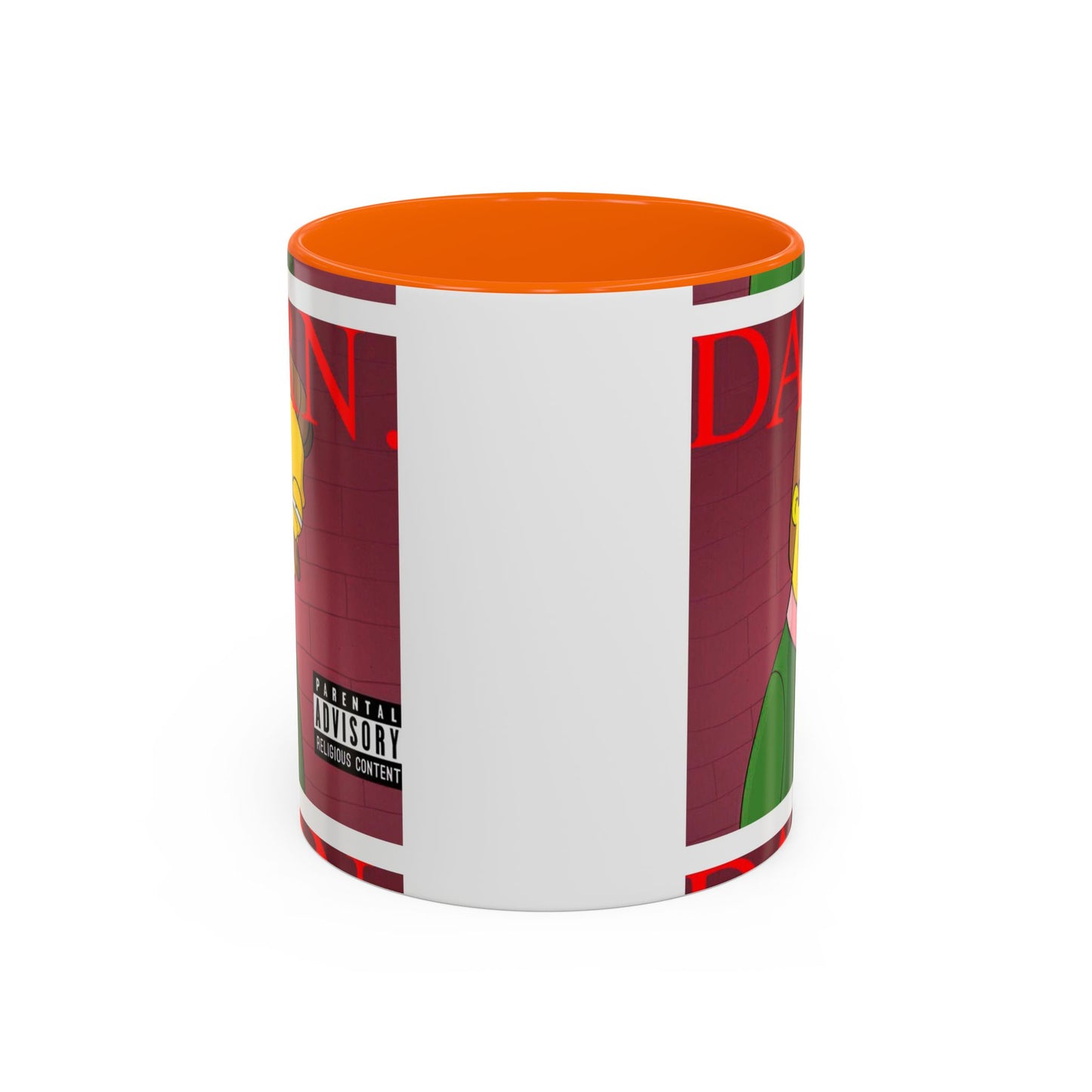 Kendrick Lamar x Simpsons "DARN" Ned Flanders Mashup Mug – Funny Hip Hop Accent Coffee Cup – 11oz & 15oz