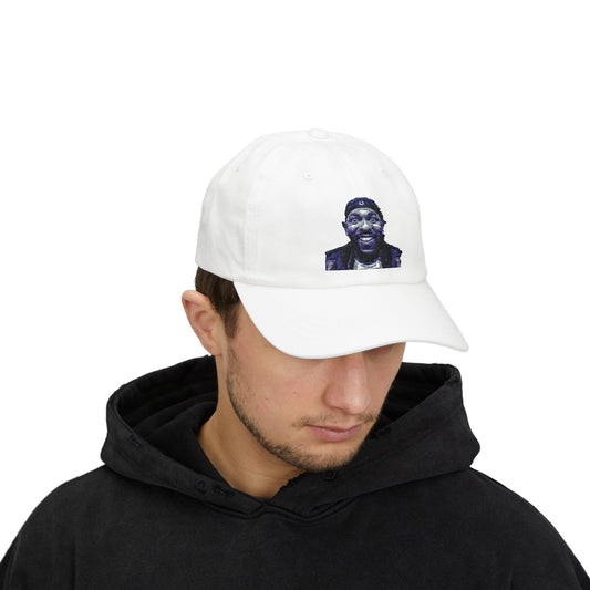 Kendrick Lamar Meme Face Mustard - Embroidered Dad Hat