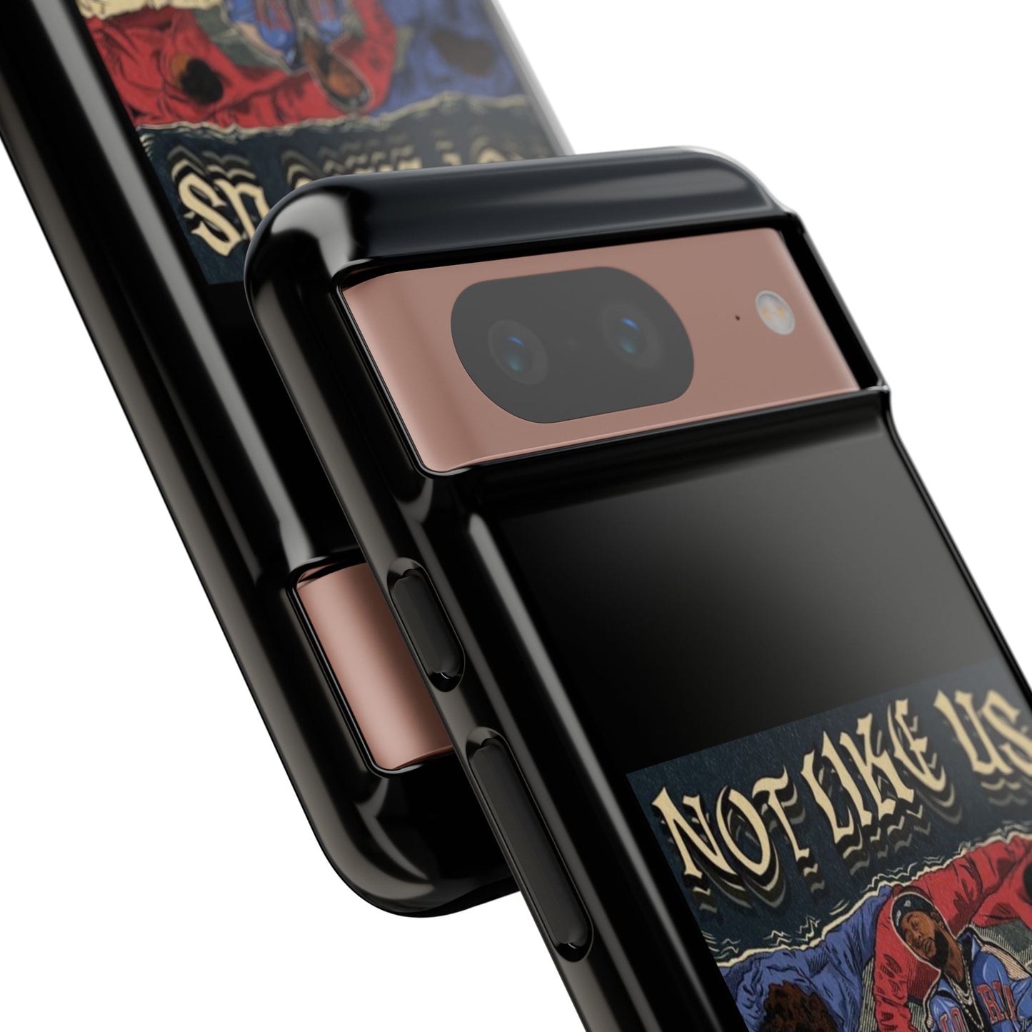 Kendrick Lamar "Not Like Us" Comic Book Cover Tough Phone Case – Hip Hop Art, Shockproof Dual-Layer Protection