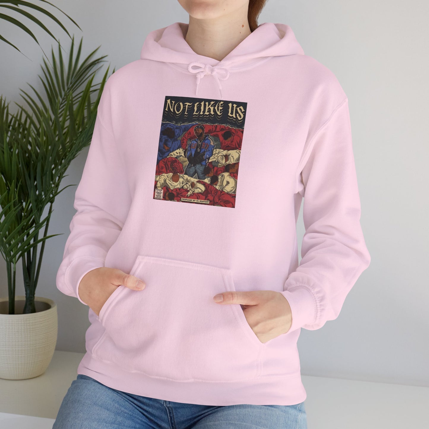 Kendrick Lamar "Not Like Us" Comic Book Hoodie – Hip Hop Fan Art Sweatshirt, Unisex Streetwear Gift