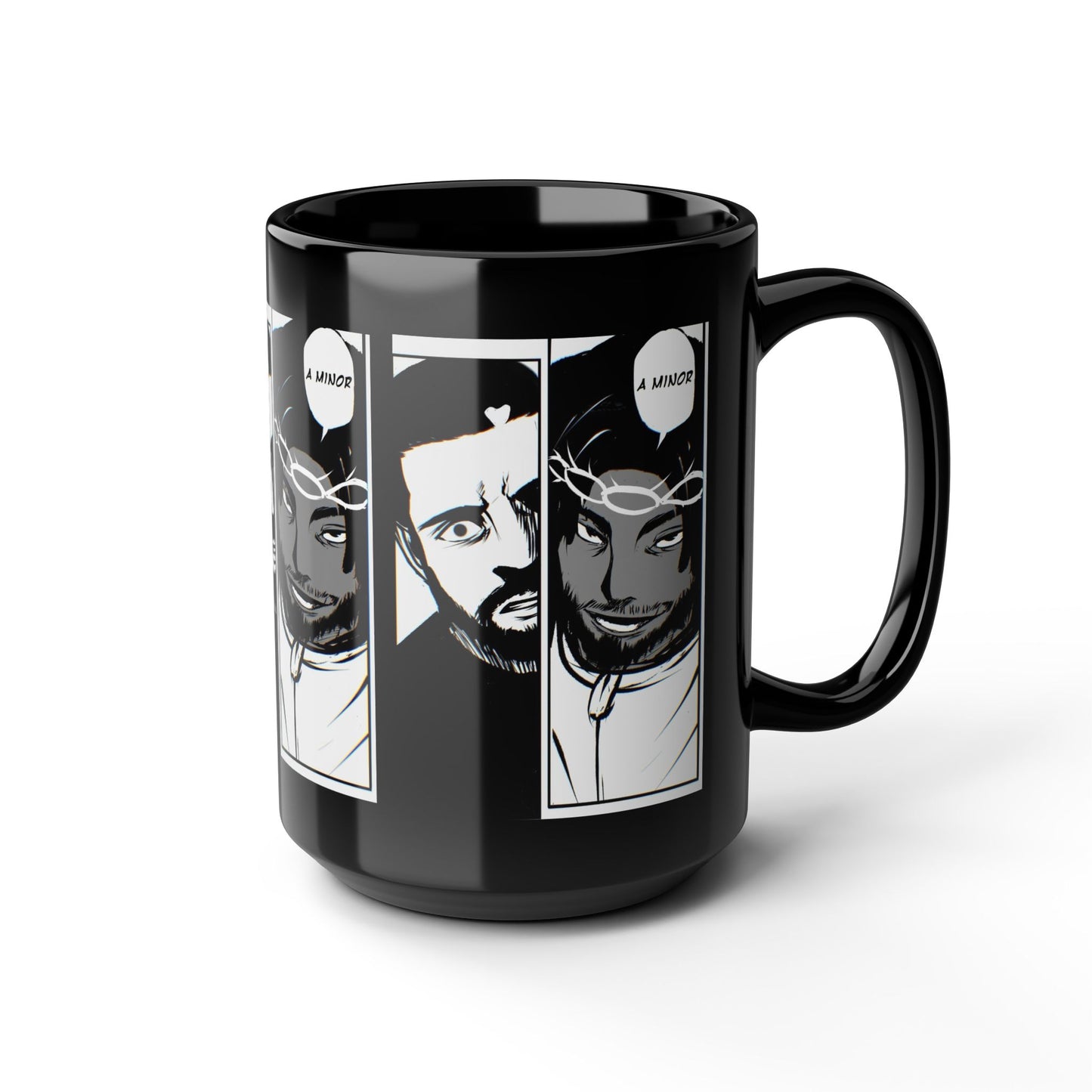 Kendrick Lamar Drake Anime Battle - Mug, Black (11oz, 15oz)