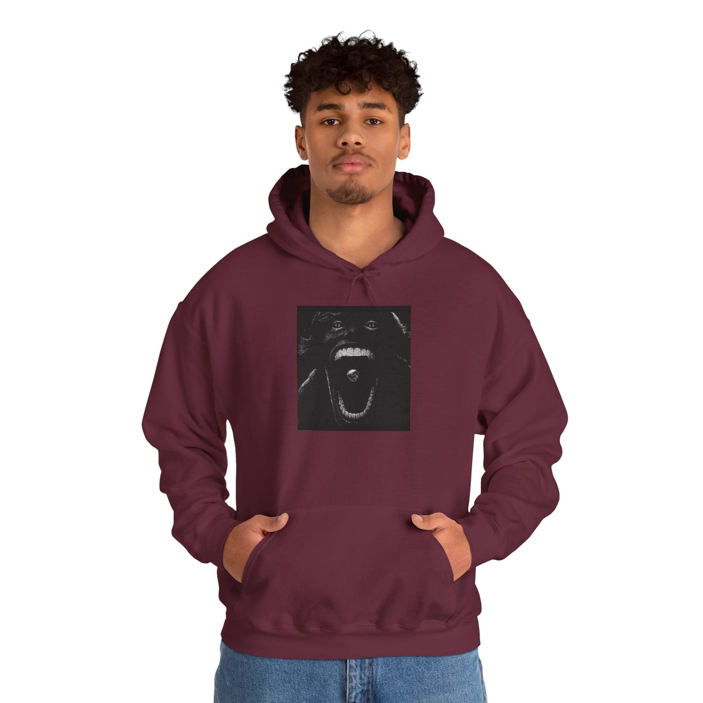 67 Meme Monster Hoodie — Scary Pullover for Meme Fans & Horror Lovers - Creepy