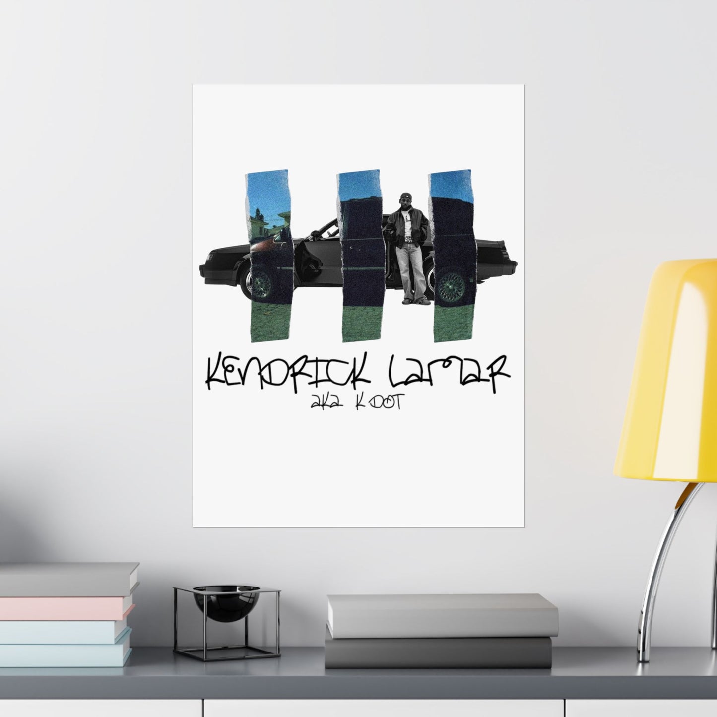 Kendrick Lamar GNX + Good Kid, m.A.A.d City Mashup Poster, Matte – Rap Wall Art, Hip-Hop Home Decor, Urban Music Print, Gift for Fan